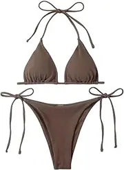 [Vaveren] Womens Bikini Set Swim Suit Bathing Suit for Club Water Activities Vacation Spas