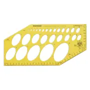 Geometric Drafting Isometric Ellipse Template Drawing Stencil