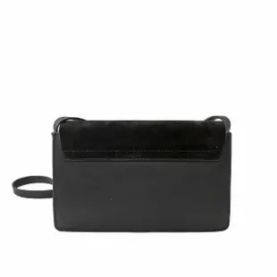 【Chloe’ 蔻依】Faye Suede Shoulder Bag側揹肩包(黑色)