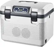 14L Mini Car Fridge Freezer 12V/24V DC 110-240V AC Portable Thermoelectric Refrigerator Camping Fridge Cooler