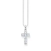 Buy Heritage Cross White Stones Necklace by Thomas Sabo online - THOMAS SABO Australia
