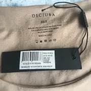 Decjuba Scoop NeckSeemles Bodysuit Tan XD/S BNWT