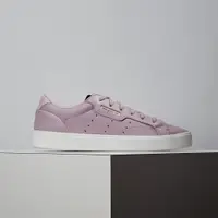 在飛比找蝦皮商城優惠-Adidas Sleek W 女款 紫色 復古 休閒鞋 EE