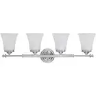 Nuvo Lighting 60/4264 Teller Bathroom Vanity Light Polished Chrome