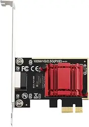 Anlayliay RTL8125B Chip Gigabit Ethernet PCIE Network Card Network Card 10/100/2500Mbps 1Gbps/2.5Gbps RJ45 LAN PC