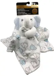 Nunu Elephant Blanket Lovey Baby Security Lovey Blanket Blue 9m+