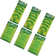 St. Photo Prop Kit 36pcs Fake Beards Party Beard Set for Festive Events Green