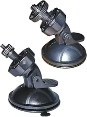 Dash Cam Suction Cup Mount for Oldshark Amuoc Jeemak Chortau Screw-Connect Dashcam, Clip on Car dvr Holder, Strong Suction Power, Easy to Install Use, Easy to Remove, Heat Resistant, 2 Pcs