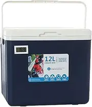 Insulated Box for Car - 12L Long-Lasting Cooling Box for Hot Cold Insulation - Ice Retention Handled Box for Camping -Drive Traveling for Beverage, Juice, Milk, Seafood
