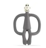 Matchstick Monkey Teething Toy & Gel Applicators - Grey