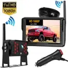 Digital Wireless 5" HD Screen Monitor IR Reverse Camera For Caravan Rvs Trailer