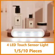 Crossborder 4LED touch sensor light intelligent creative pat cabinet night Light