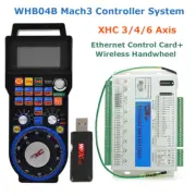 WHB04B MACH3 Controller Kit 3/4/6 Axis MPG USB Wireless Handwheel +Ethernet Card