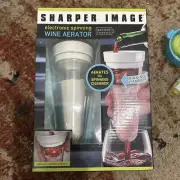 Sharper Image Electronic Spinning Wine Aerator New Battery Powered M15
