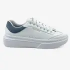 Skechers Cordova Classic Best Behavior White Blue Womens Athletic Sneaker