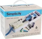 Simplicity Bias Tape Maker, White,One Size