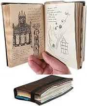 Grail Diary Indiana Jones Journal, Indiana Jones Diary Indiana Jones Novels Book, Indiana Jones Grail Diary, Indiana Jones Collection Merchandise, Vintage Leather Journal Classic Movie Prop Replica Bi