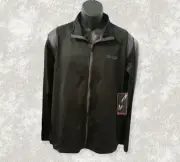 AND1 Full Zipper Polyester Black Jacket Medium