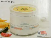 NIB Rival Little Dipper Mini CrockPot Warm Dip Electric Stoneware Server Vtg 80s