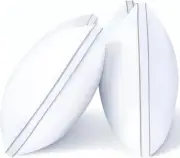 Pillows Queen Size Set Down Alternative Gusseted Bed Pillows for Side, Back