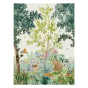 Green Forest Friends Mural Wallpaper 2.1m x 2.8m