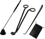 laffeya Candle Wick Cutter, Candles Accessory Set 3 in 1 - Wick Trimmer Scissors, Snuffer, Dipper, Candle Care Set with Storage Bag