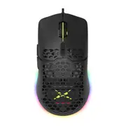 Colorful M700 wired hole mouse, lightweight design, 3389 chip, two-way DPI adjustment RGB gaming mouse