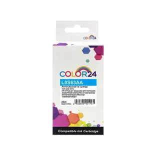 【Color24】for HP L0S63AA NO.955XL 藍色高容環保墨水匣(適用HP OfficeJet Pro 7720/7730/7740/8210/8710)