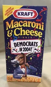 VERY RARE Sealed Kraft Macaroni & Cheese 2004 Democratic Convention Souvenir