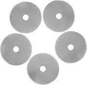 KALLORY 45mm Round Fabric Cutting Blade Set 5 Pcs Scissors for Quilting Scrapbooking Patchwork Decorative Edges User-Friendly