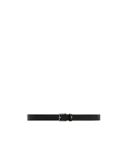 AMI Paris Paris Logo Plaque Belt 105,95,75 Black/Vibrating Silver