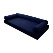 |SLIPCOVER ONLY| V6 Velvet Indoor Daybed Mattress Pillow Pipe Trim Twin AD373