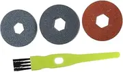 4Pcs Sanding Polishing Wheel for Knife Sharpening with Brush High Temperature Resistance Strong Grinding Force Wear Resistant Tools