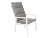 FurnitureOkay Mosman Aluminium Outdoor Dining Chair - White