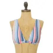 Splendid Swim Halter Bra Top XS Removable Soft Cups Holding Pattern NEW Tag A4