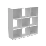 Flexi Storage Clever Cube 910 x 910 x 295mm 3 x 3 White Compact Storage Unit