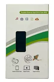 NEW Portable External Hard Drive Case (M.2) 2 TB - C2 Black