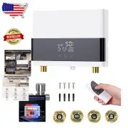 Lightweight 2.36'' Tankless Electric Water Heater - Remote & Temperature Control