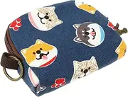 [CHILDWEET] 1pc Japanese Coin Purse Small Change Purse Cat Pattern Change Purse Cartoon Coin Purse Kids Key Chains Keychains for Women Cat Coin Pocket Womens Wallet Cute Girl Canvas