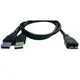 I-WIZ 彰唯 USB3.0 A X2 to MicroUSB公 1m 高速傳輸線 傳輸線 支援OTG