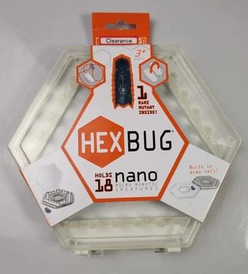 2011 Hexbug Nano Case W/Playcell Includes 1 Rare Mutant **New/Sealed**
