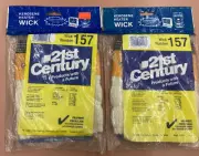 Two Packs #157. 21st Century Kerosene Heater Wicks. NEW IN PACKAGE Vintage 1988