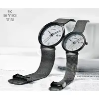 在飛比找蝦皮購物優惠-EYKI 艾奇錶 時尚復古簡約米蘭情侶對錶 超薄錶款 防水錶