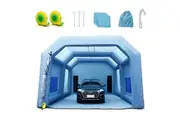 VEVOR Inflatable Spray Booth Car Paint Tent 33x20x13ft Filter System 2 Blowers