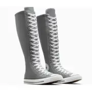 Converse Chuck Taylor All Star XXHI Womens Size 8 Gray Knee High Sneakers NEW