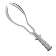 Set of 5 Simpson-Luikart Obstetrical Forceps, 14", Solid Blades, Premium