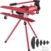 VEVOR Manual Pipe Bender Plumbers Tool 16T, Pipe Bending Machine 1/2-2 Inch, ...