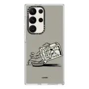 Galaxy S23 Ultra Clear Case Suspicious Cereal 1
