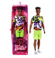 Barbie Fashionista Ken African American Doll Poseable Curly Hair Cameo Outfit