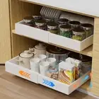 Pull Out Cabinet Organizer, Expandable 12.6"-20.5" Deep, Slide Out Drawers for K